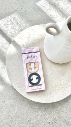 Bra Clips 3 Pack - Clear/Nude/Black