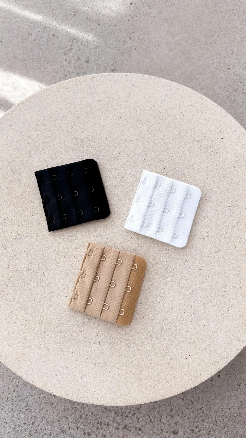 Bra Extenders 3 Pack - Nude/Black/White