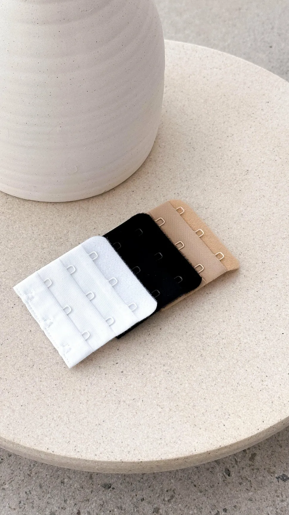 Bra Extenders 3 Pack - Nude/Black/White