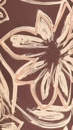 Briana Halter Maxi Dress - Chocolate Floral