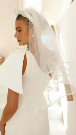 Bride To Be Veil - White