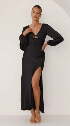 Brigitte Maxi Dress - Black