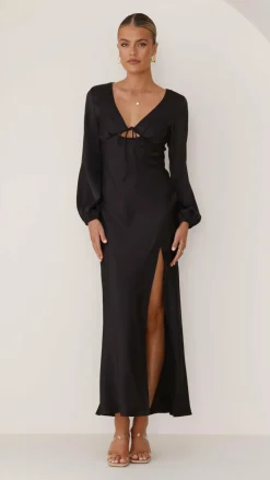 Brigitte Maxi Dress - Black