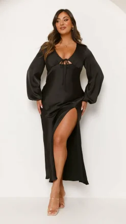 Brigitte Maxi Dress - Black