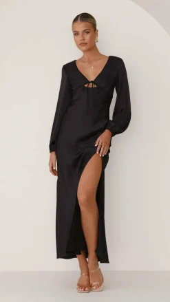 Brigitte Maxi Dress - Black