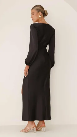 Brigitte Maxi Dress - Black