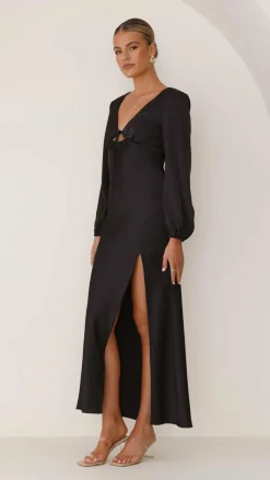 Brigitte Maxi Dress - Black