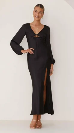 Brigitte Maxi Dress - Black