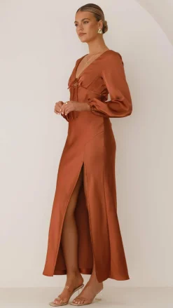 Brigitte Maxi Dress - Copper