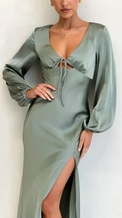 Brigitte Maxi Dress - Green