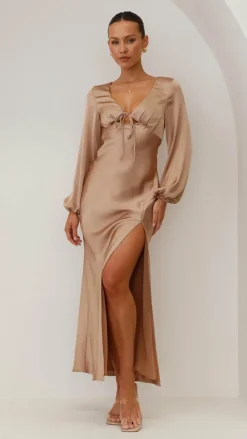 Brigitte Maxi Dress - Latte