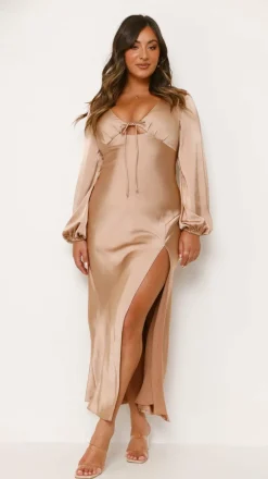 Brigitte Maxi Dress - Latte