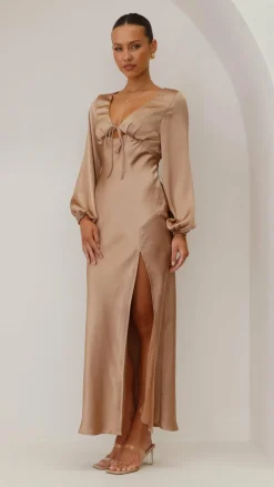 Brigitte Maxi Dress - Latte