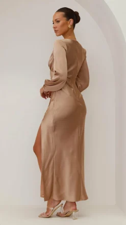 Brigitte Maxi Dress - Latte