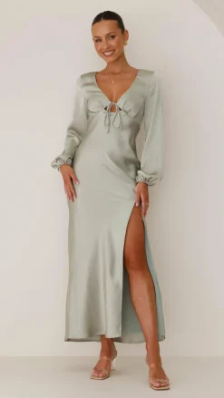 Brigitte Maxi Dress - Olive