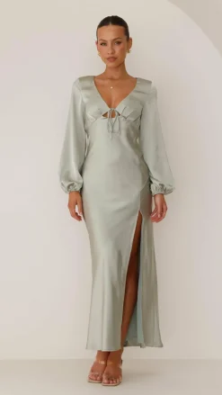 Brigitte Maxi Dress - Olive