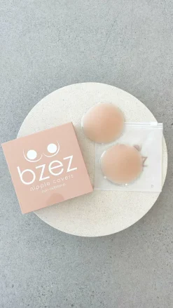 BZEZ Silicone Nipple Covers - Non adhesive - Bare
