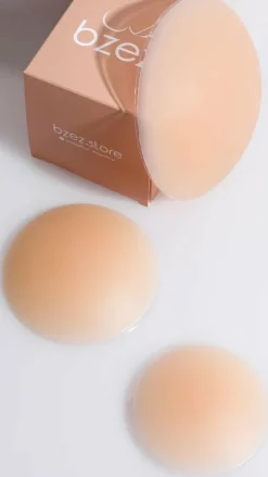 BZEZ Silicone Nipple Covers - Non adhesive - Bare