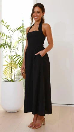 Caden Maxi Dress - Black