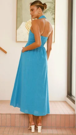 Caden Maxi Dress - Cobalt Blue