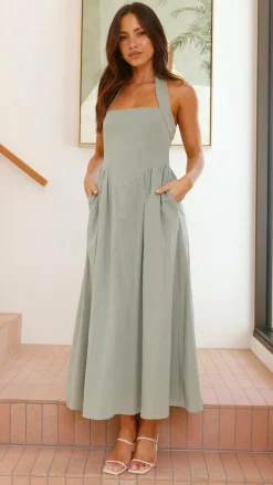 Caden Maxi Dress - Sage