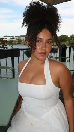 Caden Maxi Dress - White