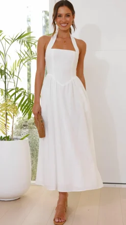 Caden Maxi Dress - White