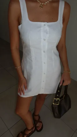 Candie Mini Dress - Off White