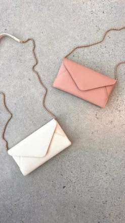 Carmen Envelope Cross Body Bag - Cream