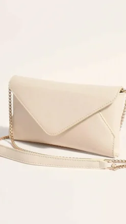 Carmen Envelope Cross Body Bag - Cream