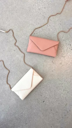 Carmen Envelope Cross Body Bag - Cream