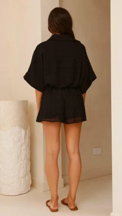 Carmen Playsuit - Black