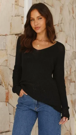 Casale Knit Top - Black