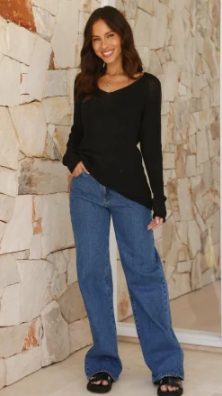 Casale Knit Top - Black