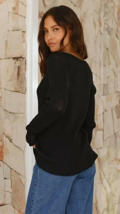 Casale Knit Top - Black