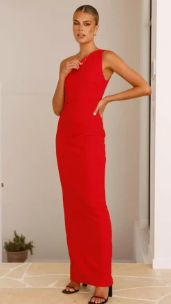 Cataleya Maxi Dress - Red