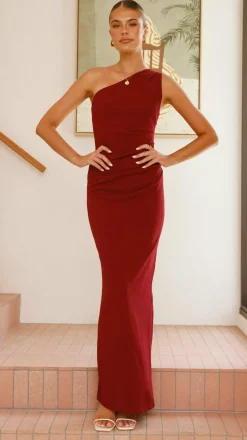 Cataleya Maxi Dress - Wine