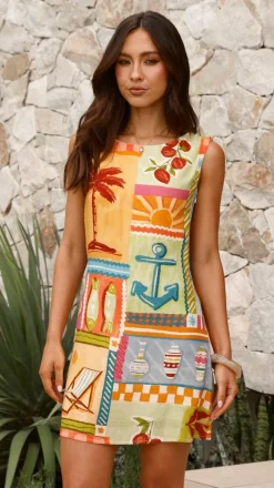 Ceridwen Mini Dress - Ashna Print