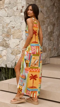 Cerilla Maxi Dress - Ashna Print