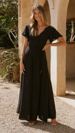 Charlize Maxi Dress - Black