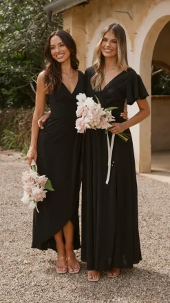 Charlize Maxi Dress - Black