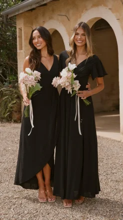 Charlize Maxi Dress - Black