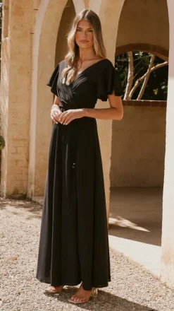 Charlize Maxi Dress - Black
