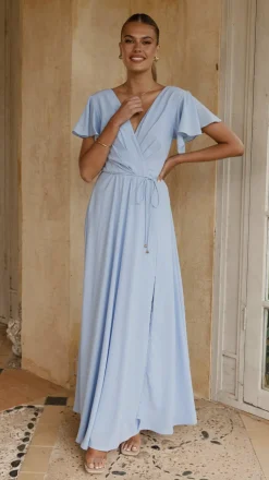 Charlize Maxi Dress - Blue