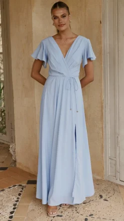 Charlize Maxi Dress - Blue