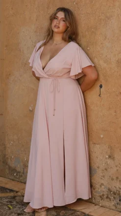 Charlize Maxi Dress - Dusty Pink