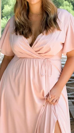 Charlize Maxi Dress - Dusty Pink