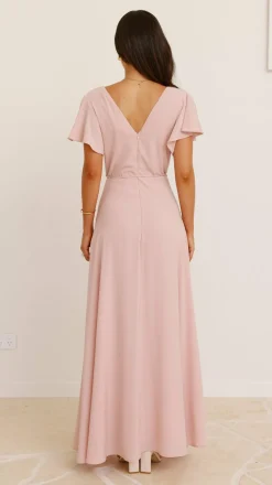 Charlize Maxi Dress - Dusty Pink