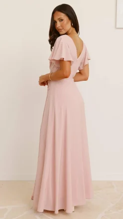 Charlize Maxi Dress - Dusty Pink