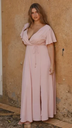 Charlize Maxi Dress - Dusty Pink